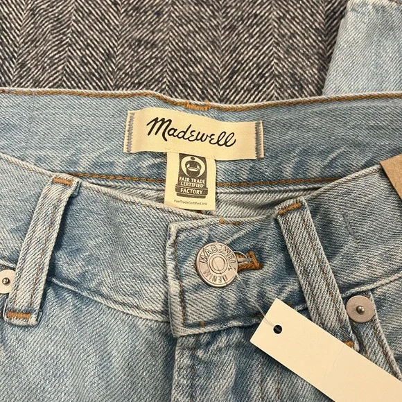 madewell the perfect vintage wide leg crop jean | size 25 - Picture 4 of 6